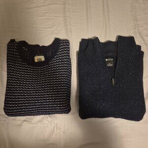 Haggar Wool Sweater & Quarter Zip